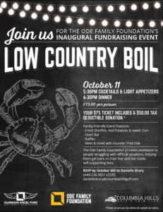 Low Country Boil event flyer