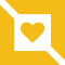 square icon with heart