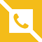 square icon with telephone